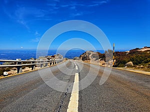 Road in Serra da Estrela Portugal photo